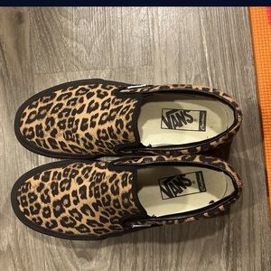 Custom Leopard Vans